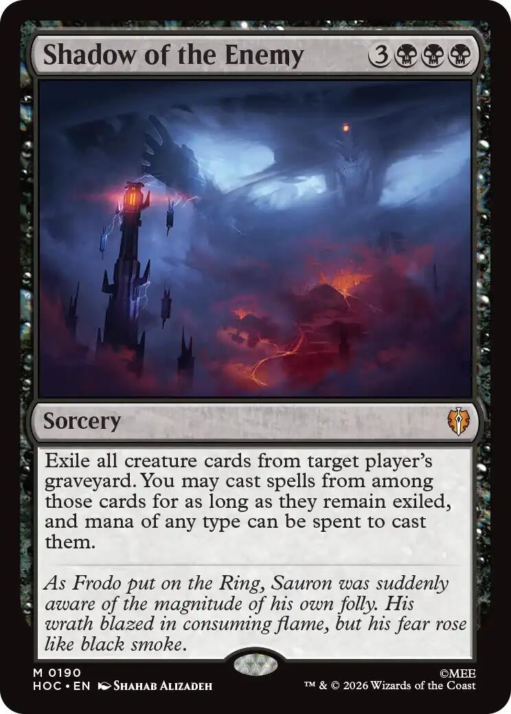 Image for Shadow of the Enemy (190) [The Hobbit: Eternal-Legal] - Magic: The Gathering