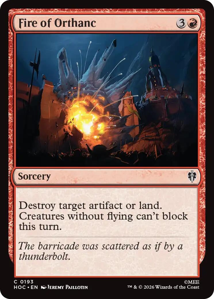 Image for Fire of Orthanc (193) [The Hobbit: Eternal-Legal] - Magic: The Gathering
