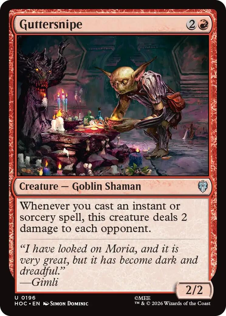 Image for Guttersnipe (196) [The Hobbit: Eternal-Legal] - Magic: The Gathering