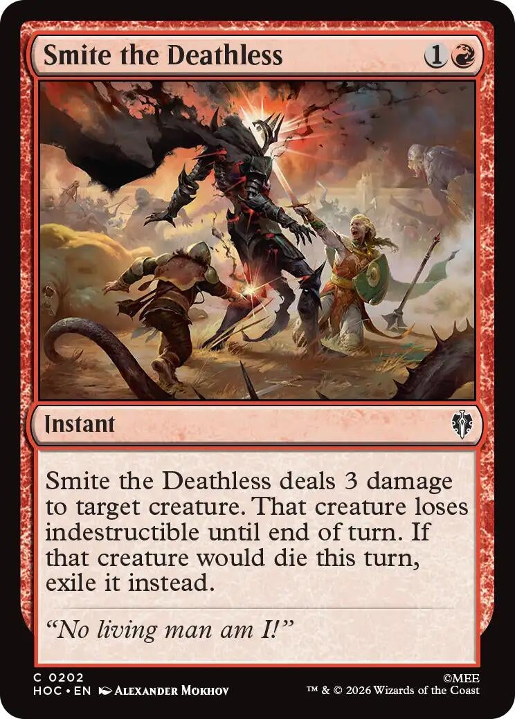 Image for Smite the Deathless (202) [The Hobbit: Eternal-Legal] - Magic: The Gathering