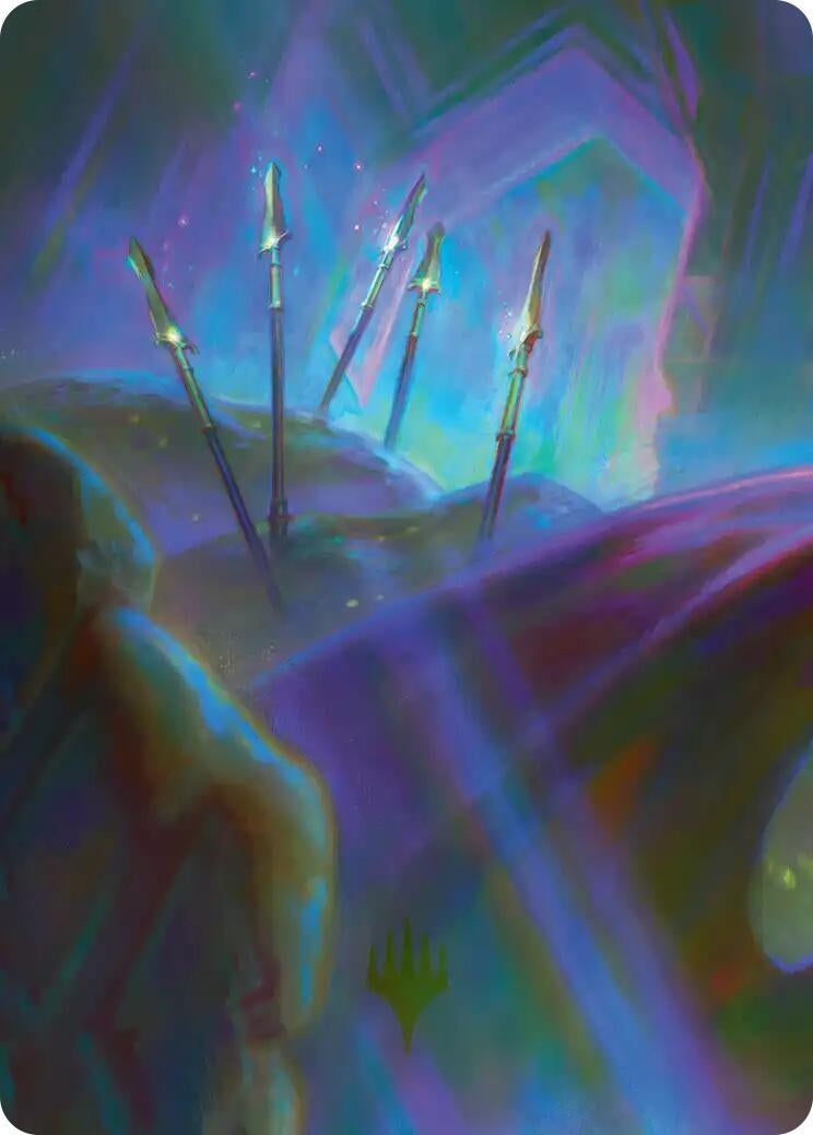 Image for Long-Lost Lances Art Card (7/12) (7) [Art Series: The Hobbit] - Magic: The Gathering