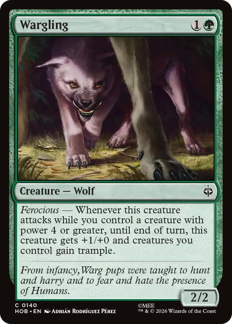 Image for Wargling (140) [The Hobbit] - Magic: The Gathering