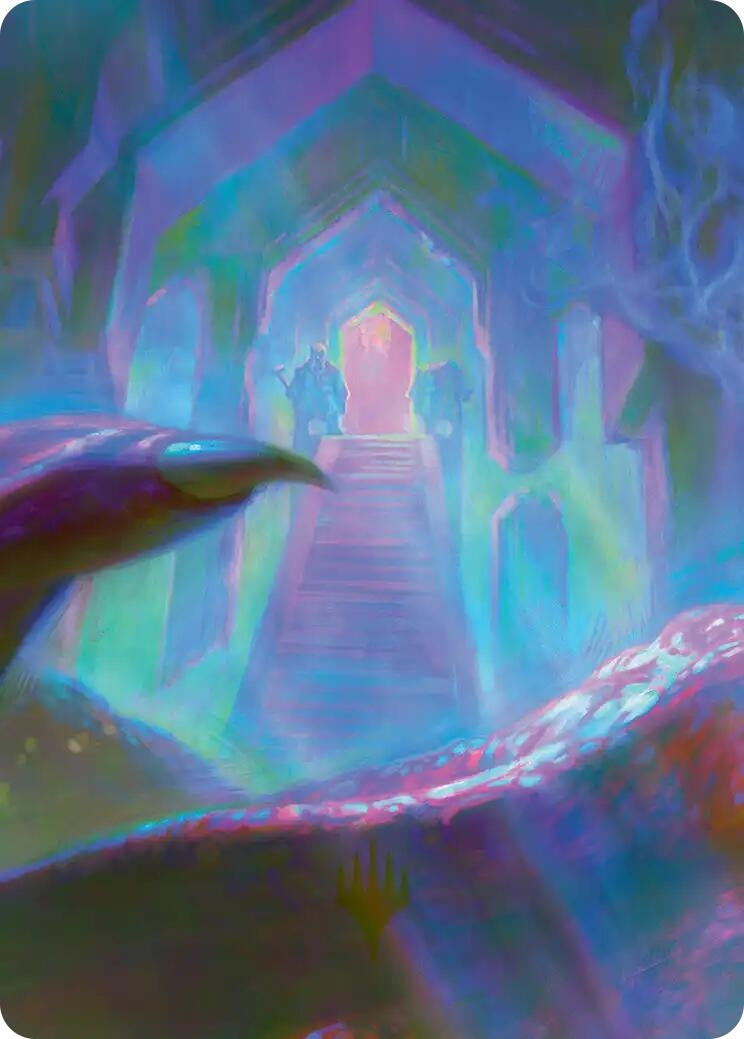 Image for Dragon-Cursed Halls Art Card (8/12) (8) [Art Series: The Hobbit] - Magic: The Gathering