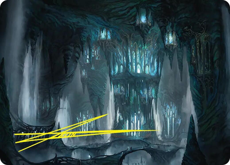 Image for Elvenking's Halls Art Card (Gold-Stamped Signature) (23) [Art Series: The Hobbit] - Magic: The Gathering