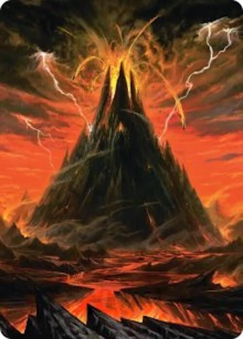 Image for Mount Doom Art Card (39) [Art Series: The Hobbit] - Magic: The Gathering