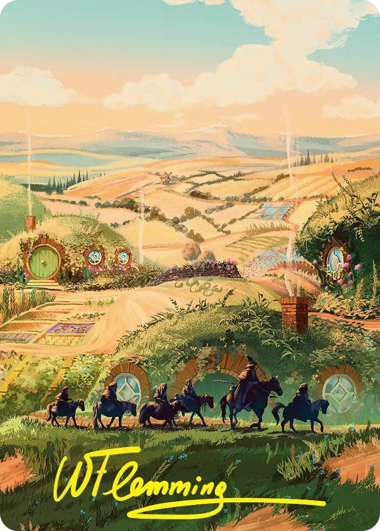Image for Plains Art Card (Gold-Stamped Signature) (41) [Art Series: The Hobbit] - Magic: The Gathering