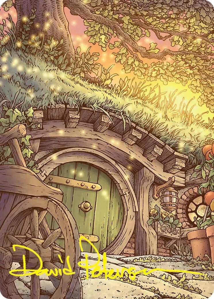 Image for Plains (Summer) Art Card (Gold-Stamped Signature) (45) [Art Series: The Hobbit] - Magic: The Gathering