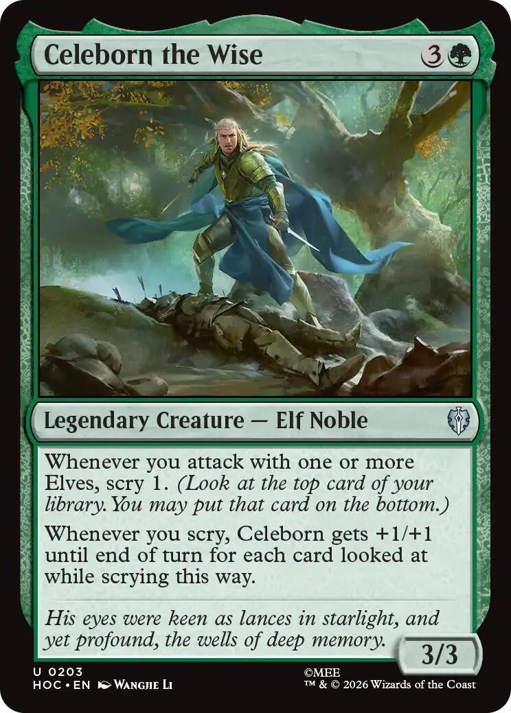 Image for Celeborn the Wise (203) [The Hobbit: Eternal-Legal] - Magic: The Gathering