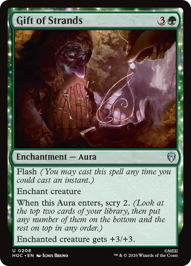 Image for Gift of Strands (208) [The Hobbit: Eternal-Legal] - Magic: The Gathering