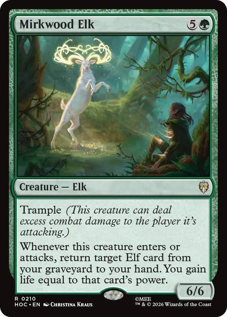 Image for Mirkwood Elk (210) [The Hobbit: Eternal-Legal] - Magic: The Gathering