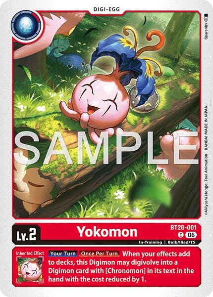 Image for Yokomon (BT26-001 C) [Timeless Bonds] - Digimon Card Game
