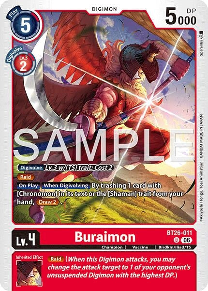 Buraimon (BT26-011 U) [Timeless Bonds]