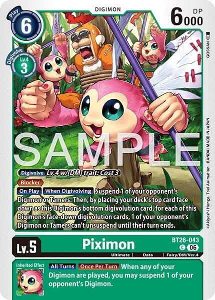 Piximon (BT26-043 C) [Timeless Bonds]