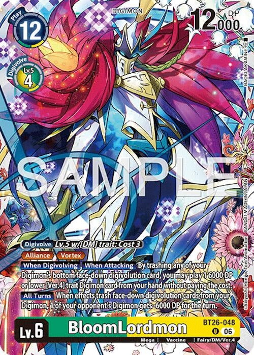 Image for Bloomlordmon (BT26-048 U) [Timeless Bonds] - Digimon Card Game