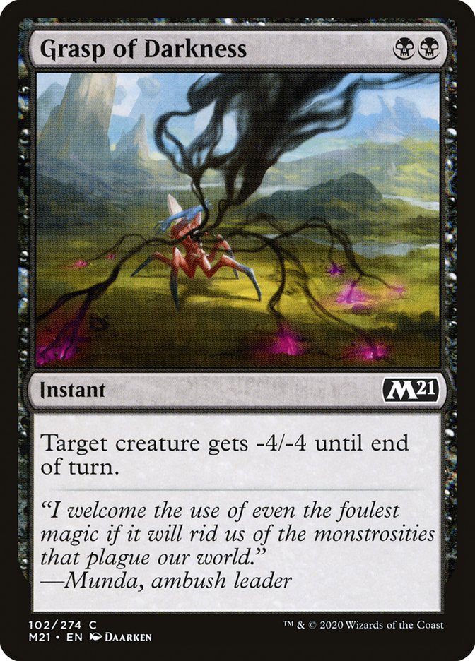 Grasp of Darkness (102) [Core Set 2021]