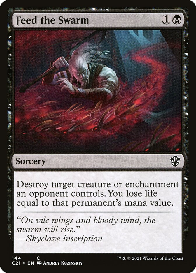 Feed the Swarm (144) [Commander 2021]