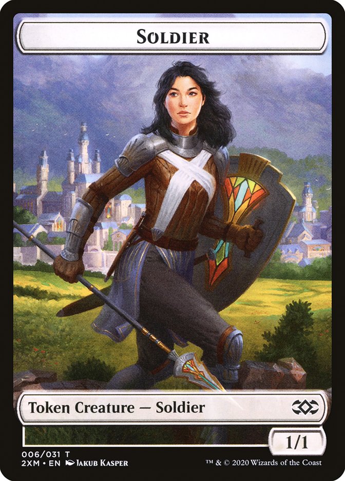 Soldier Token (6) [Double Masters]