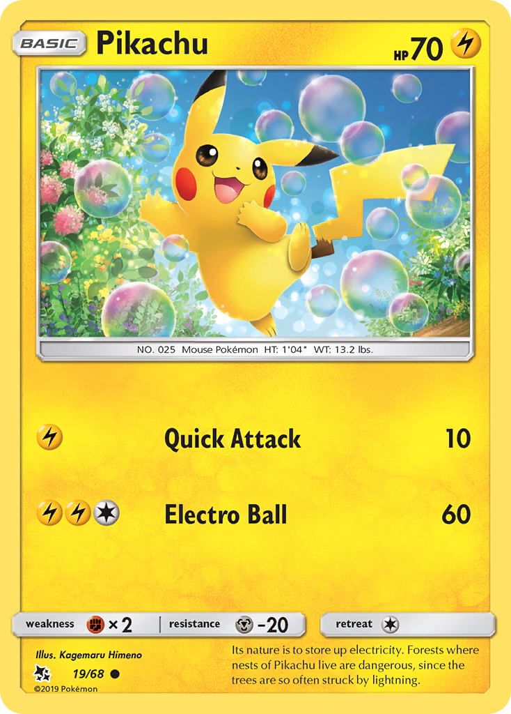 Pikachu (19/68) [Hidden Fates]