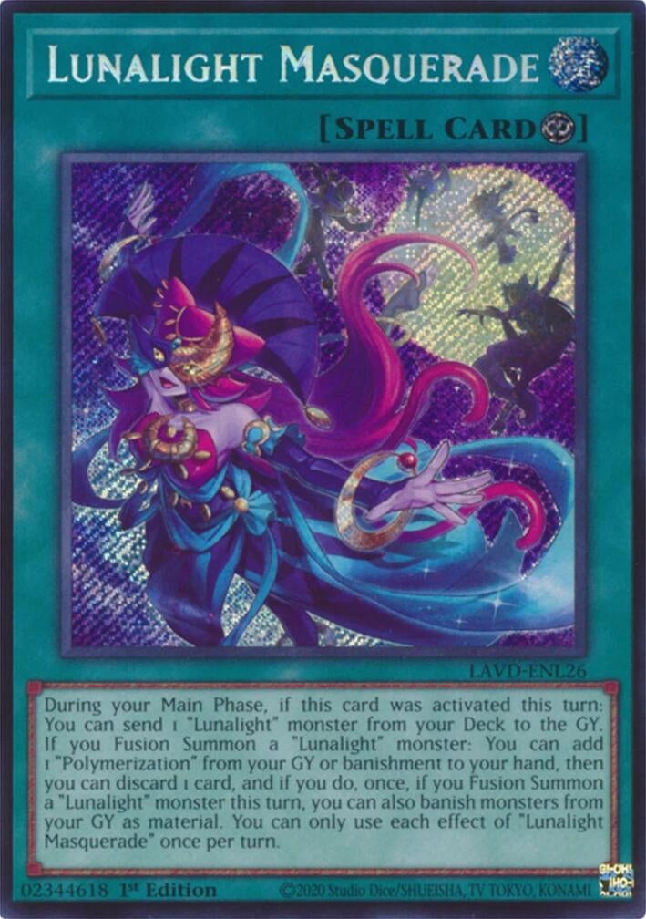 Image for Lunalight Masquerade (Secret Rare) (LAVD-ENL26) [Legendary Arc-V Decks] - YuGiOh
