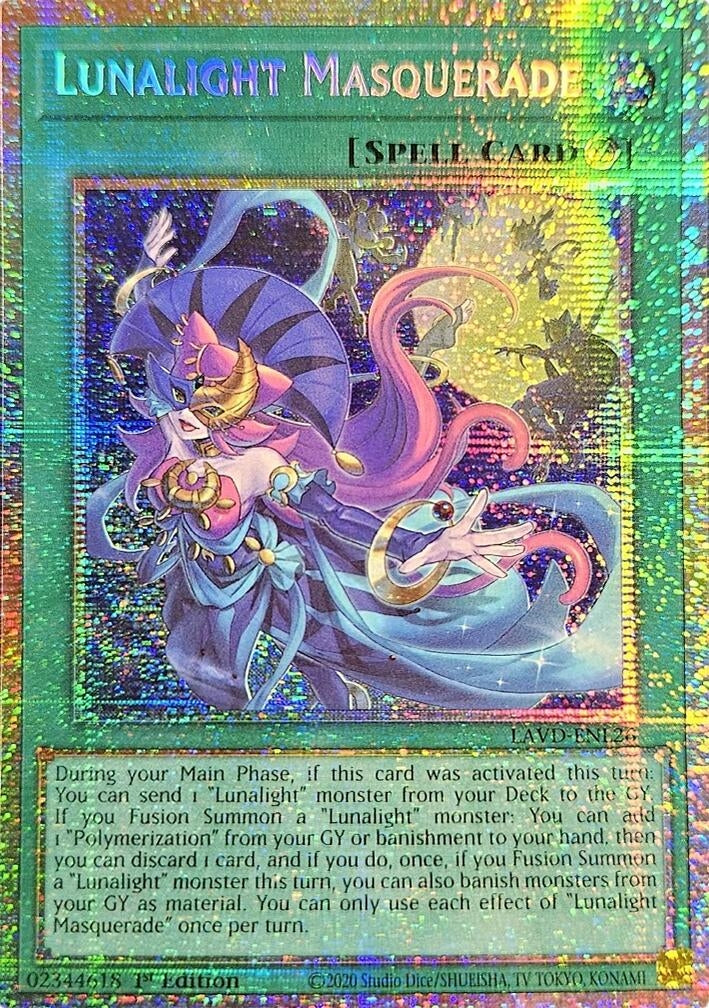 Image for Lunalight Masquerade (Starlight Rare) (LAVD-ENL26) [Legendary Arc-V Decks] - YuGiOh