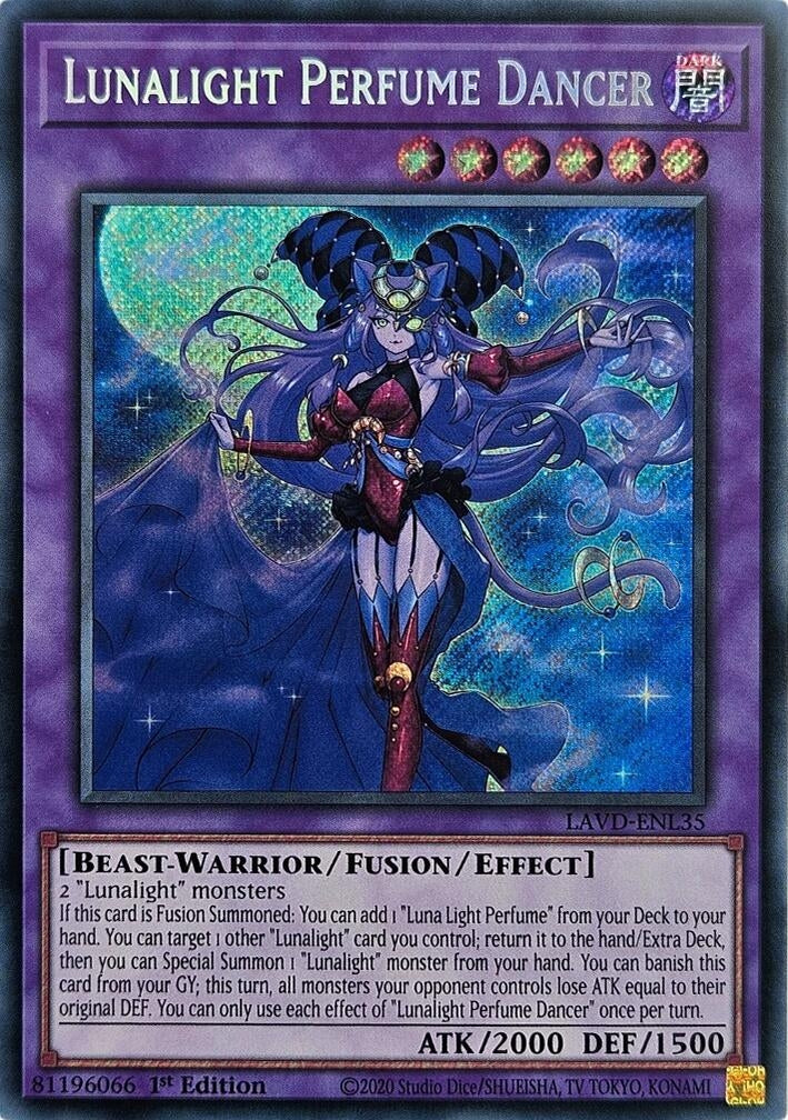 Image for Lunalight Perfume Dancer (Secret Rare) (LAVD-ENL35) [Legendary Arc-V Decks] - YuGiOh