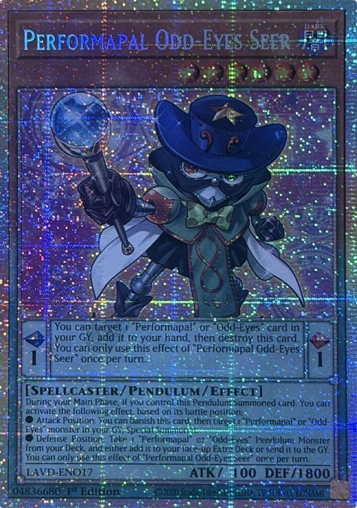 Image for Performapal Odd-Eyes Seer (Starlight Rare) (LAVD-ENO17) [Legendary Arc-V Decks] - YuGiOh