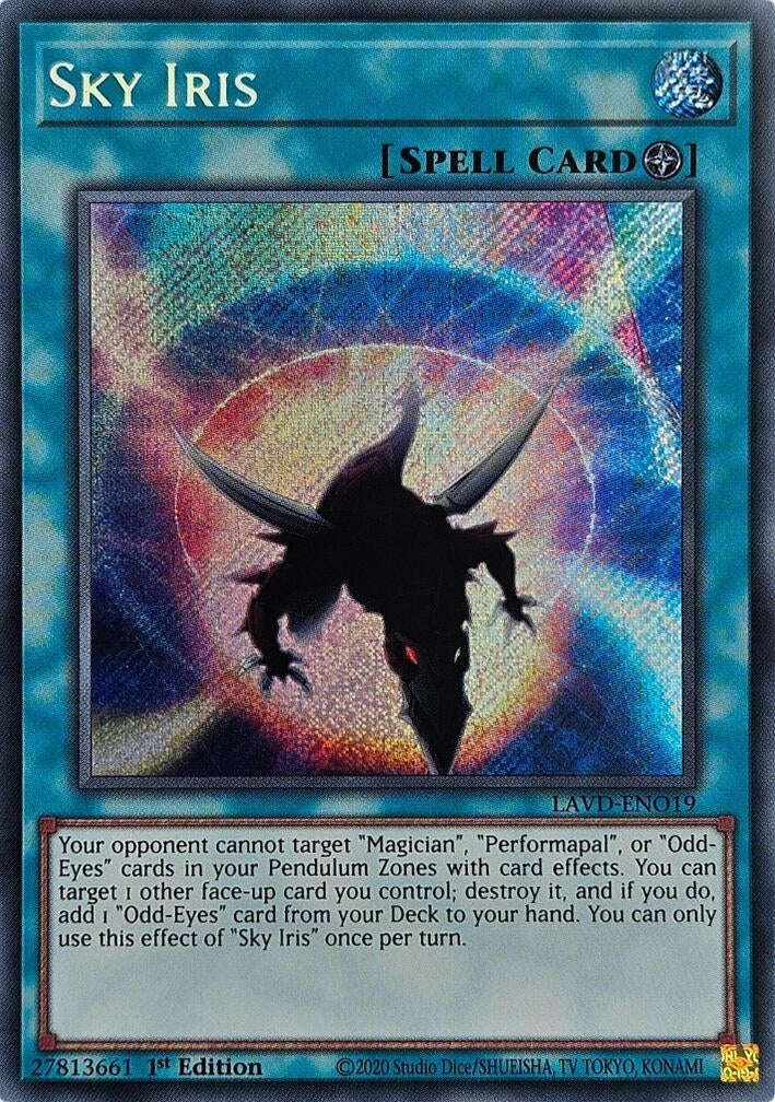 Image for Sky Iris (Secret Rare) (LAVD-ENO19) [Legendary Arc-V Decks] - YuGiOh