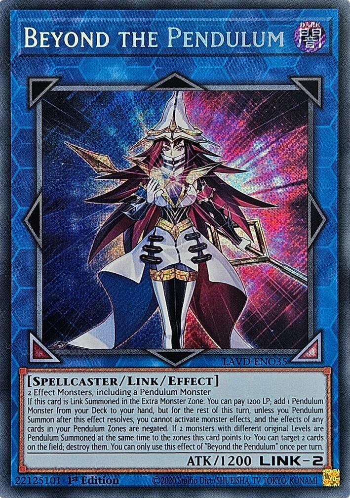 Image for Beyond the Pendulum (Secret Rare) (LAVD-ENO35) [Legendary Arc-V Decks] - YuGiOh