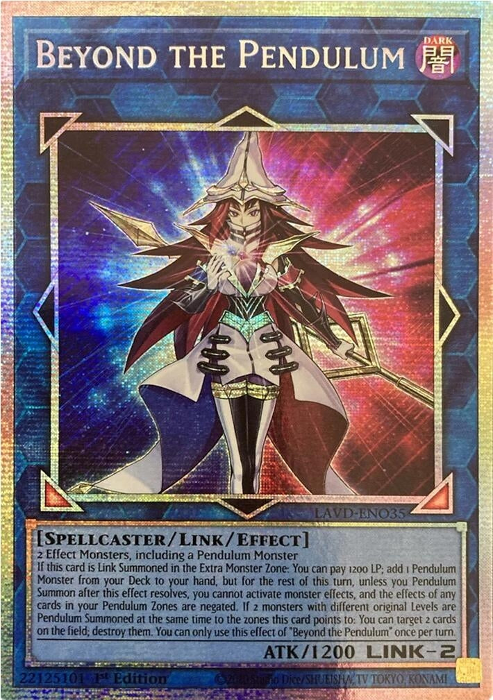 Image for Beyond the Pendulum (Starlight Rare) (LAVD-ENO35) [Legendary Arc-V Decks] - YuGiOh