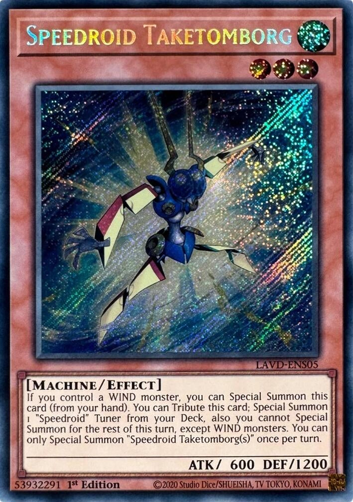Image for Speedroid Taketomborg (Secret Rare) (LAVD-ENS05) [Legendary Arc-V Decks] - YuGiOh