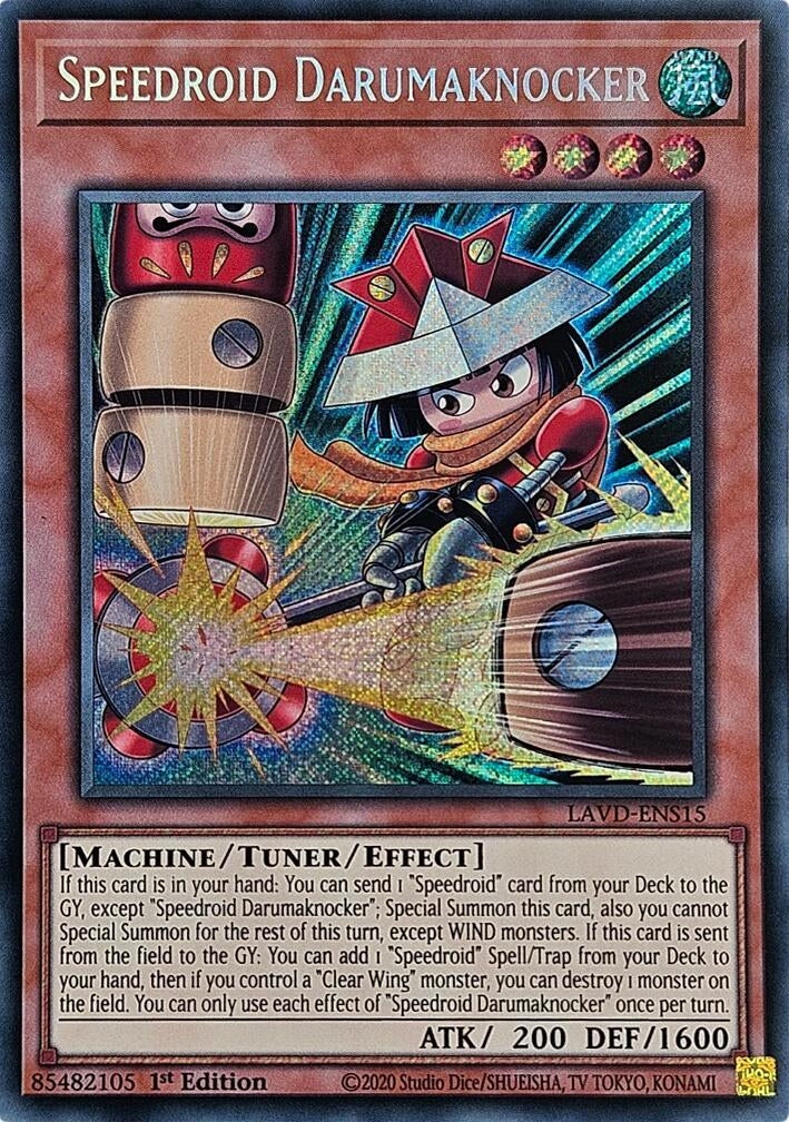 Image for Speedroid Darumaknocker (Secret Rare) (LAVD-ENS15) [Legendary Arc-V Decks] - YuGiOh