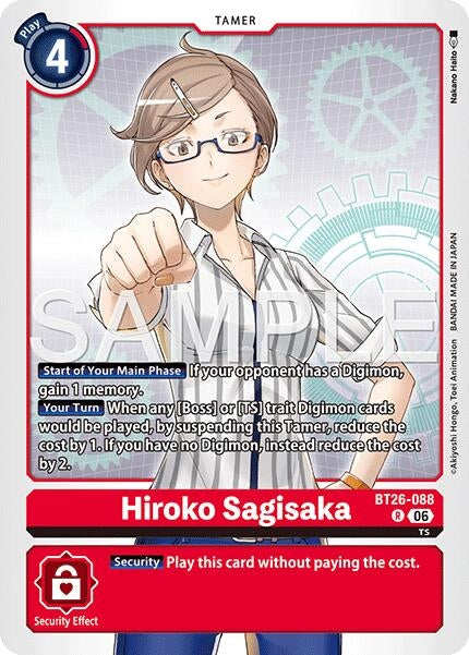 Image for Hiroko Sagisaka (BT26-088 R) [Timeless Bonds] - Digimon Card Game