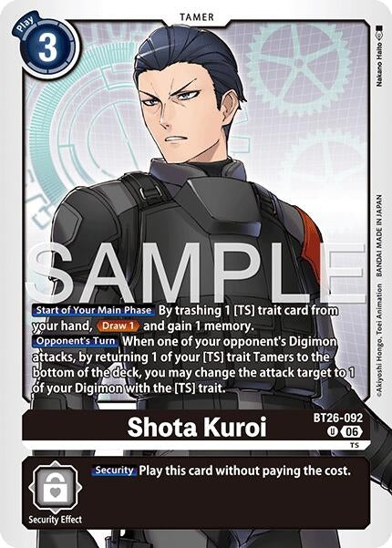 Image for Shota Kuroi (BT26-092 U) [Timeless Bonds] - Digimon Card Game