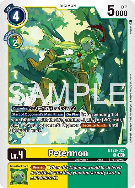 Petermon (BT26-027 U) [Timeless Bonds]
