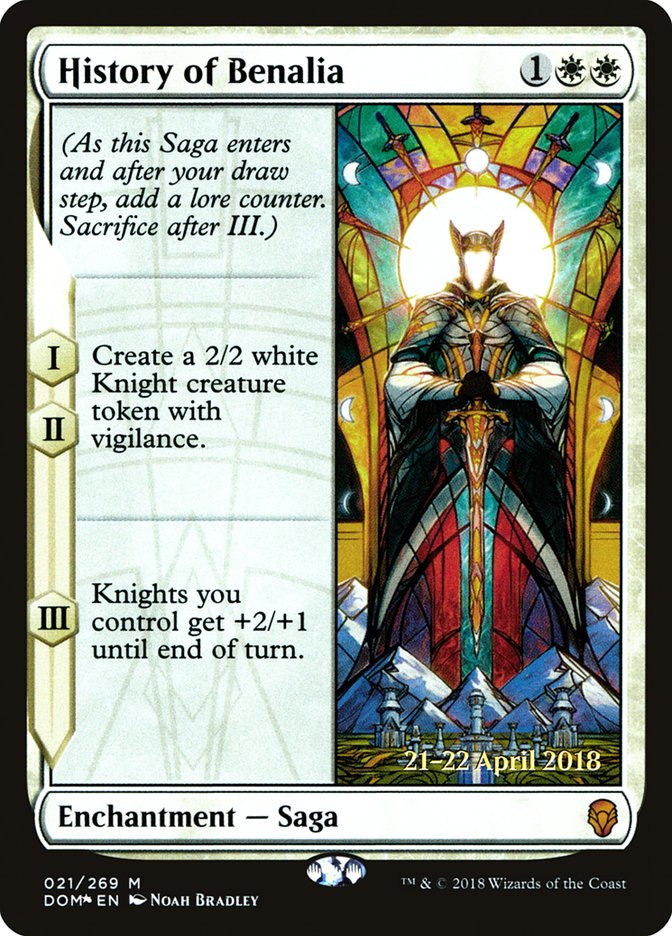 History of Benalia (21) [Prerelease Cards]
