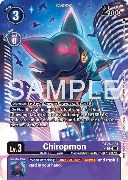 Chiropmon (Alternate Art) (BT26-061 C) [Timeless Bonds]