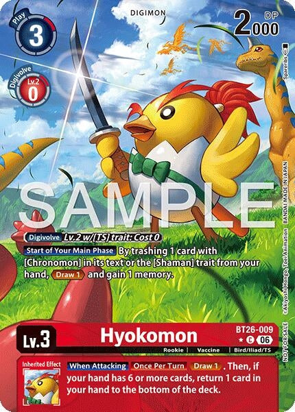 Image for Hyokomon (Alternate Art) (BT26-009 C) [Timeless Bonds] - Digimon Card Game