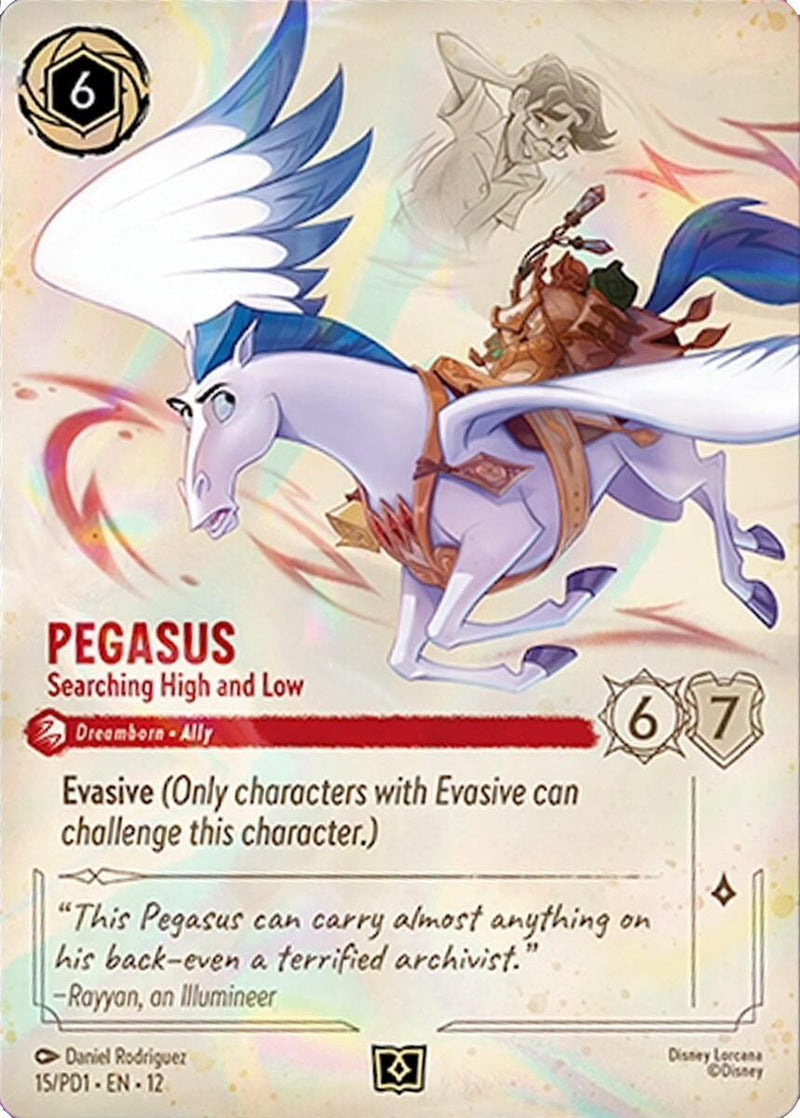 Image for Pegasus - Searching High and Low (15) [Disney Lorcana Promo Cards] - Disney Lorcana