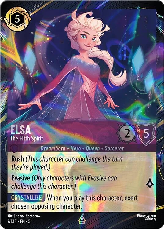 Image for Elsa - The Fifth Spirit (Magical Places Promo) (7) [Disney Lorcana Promo Cards] - Disney Lorcana
