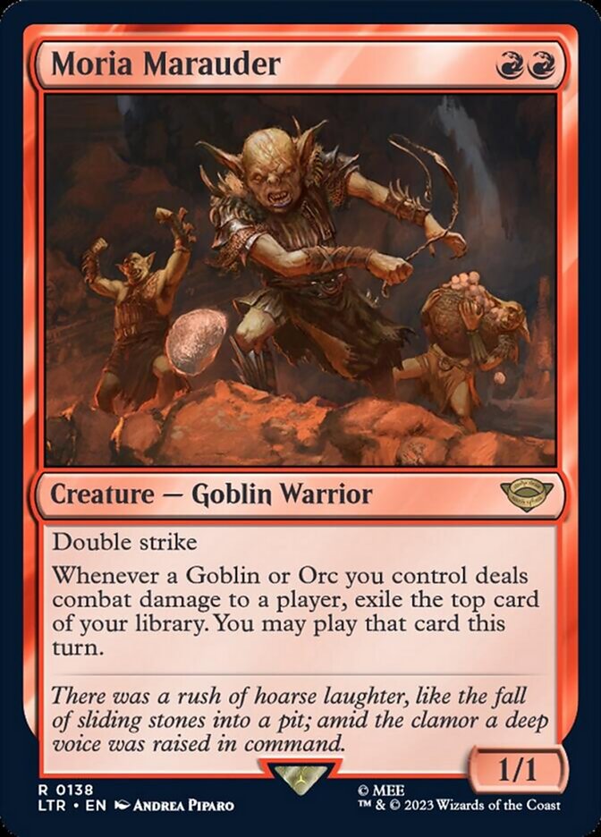 Moria Marauder (138) [Universes Beyond: The Lord of the Rings: Tales of Middle-earth]