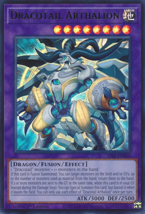 Image for Dracotail Arthalion (26LP-EN003) [Limited Pack World Championship 2026] - YuGiOh