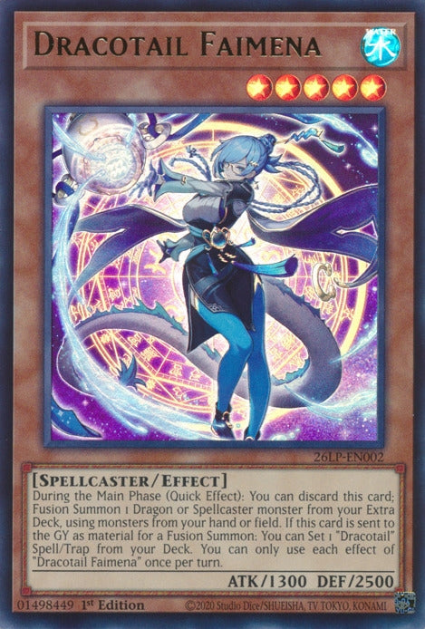 Image for Dracotail Faimena (26LP-EN002) [Limited Pack World Championship 2026] - YuGiOh