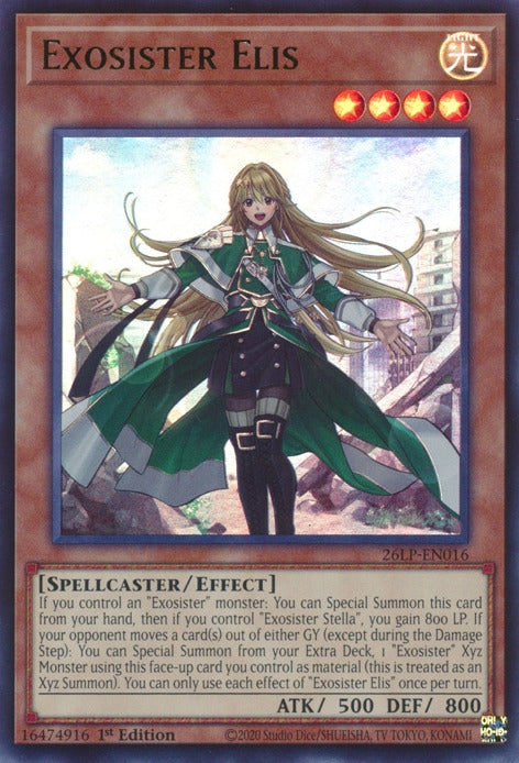 Image for Exosister Elis (26LP-EN016) [Limited Pack World Championship 2026] - YuGiOh
