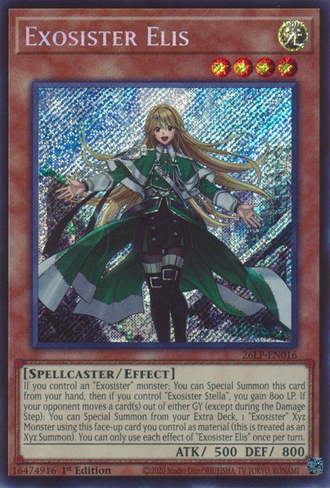 Image for Exosister Elis (Secret Rare) (26LP-EN016) [Limited Pack World Championship 2026] - YuGiOh