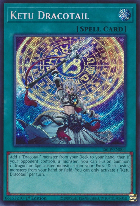 Image for Ketu Dracotail (Secret Rare) (26LP-EN004) [Limited Pack World Championship 2026] - YuGiOh