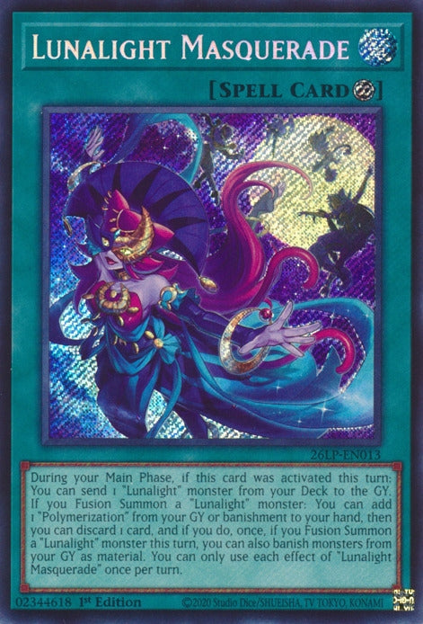 Image for Lunalight Masquerade (Secret Rare) (26LP-EN013) [Limited Pack World Championship 2026] - YuGiOh