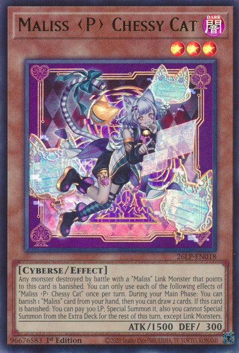 Image for Maliss P Chessy Cat (26LP-EN018) [Limited Pack World Championship 2026] - YuGiOh