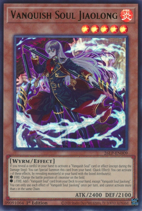 Image for Vanquish Soul Jiaolong (26LP-EN009) [Limited Pack World Championship 2026] - YuGiOh