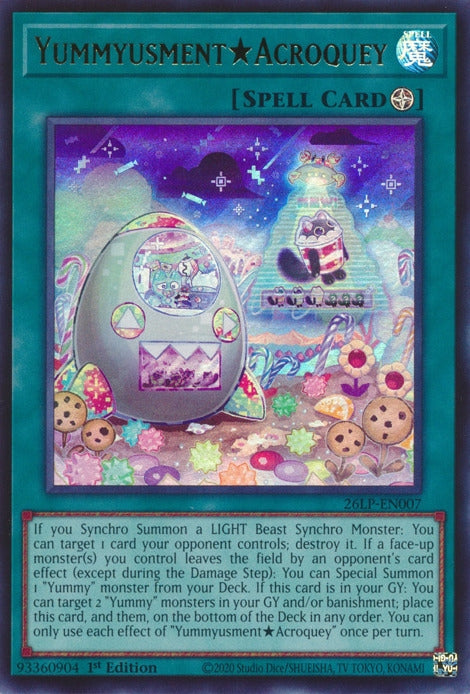 Image for YummyusmentAcroquey (26LP-EN007) [Limited Pack World Championship 2026] - YuGiOh