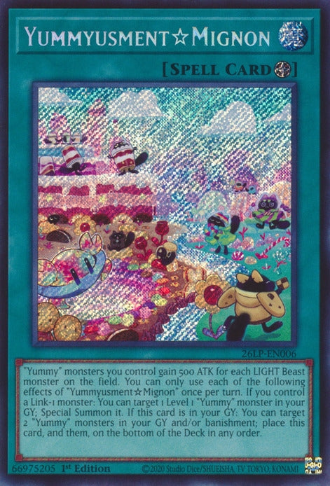 Image for YummyusmentMignon (Secret Rare) (26LP-EN006) [Limited Pack World Championship 2026] - YuGiOh
